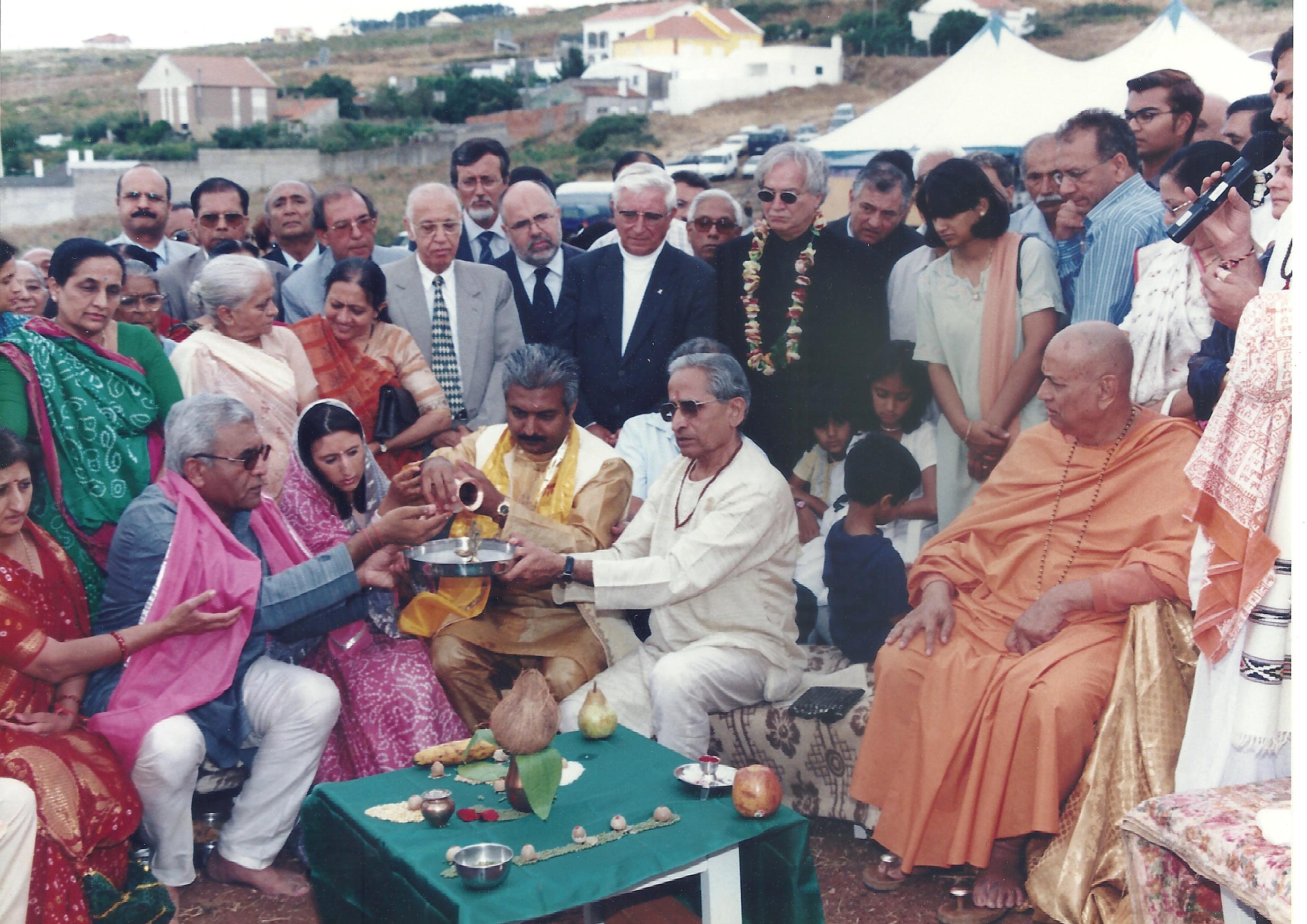 Historic Shiv Mandir Portugal ceremony