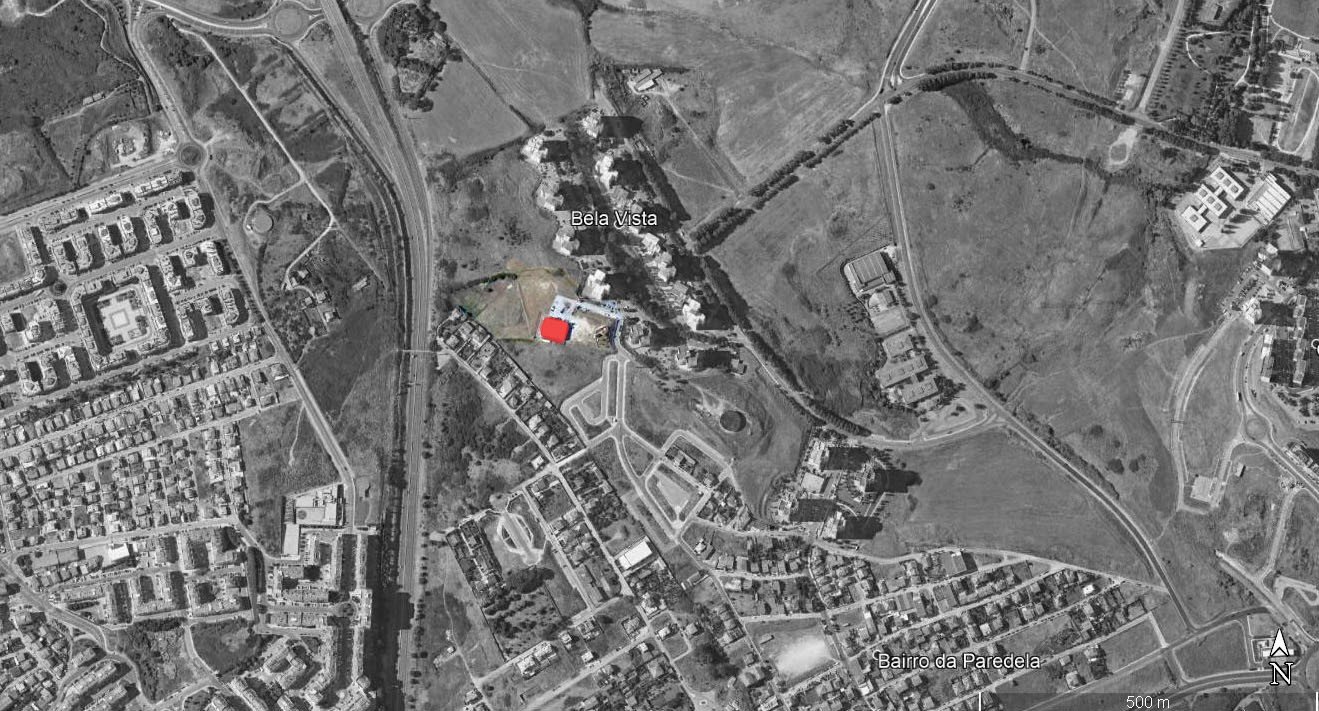 Location of the future Shiva Temple in Santo António dos Cavaleiros
