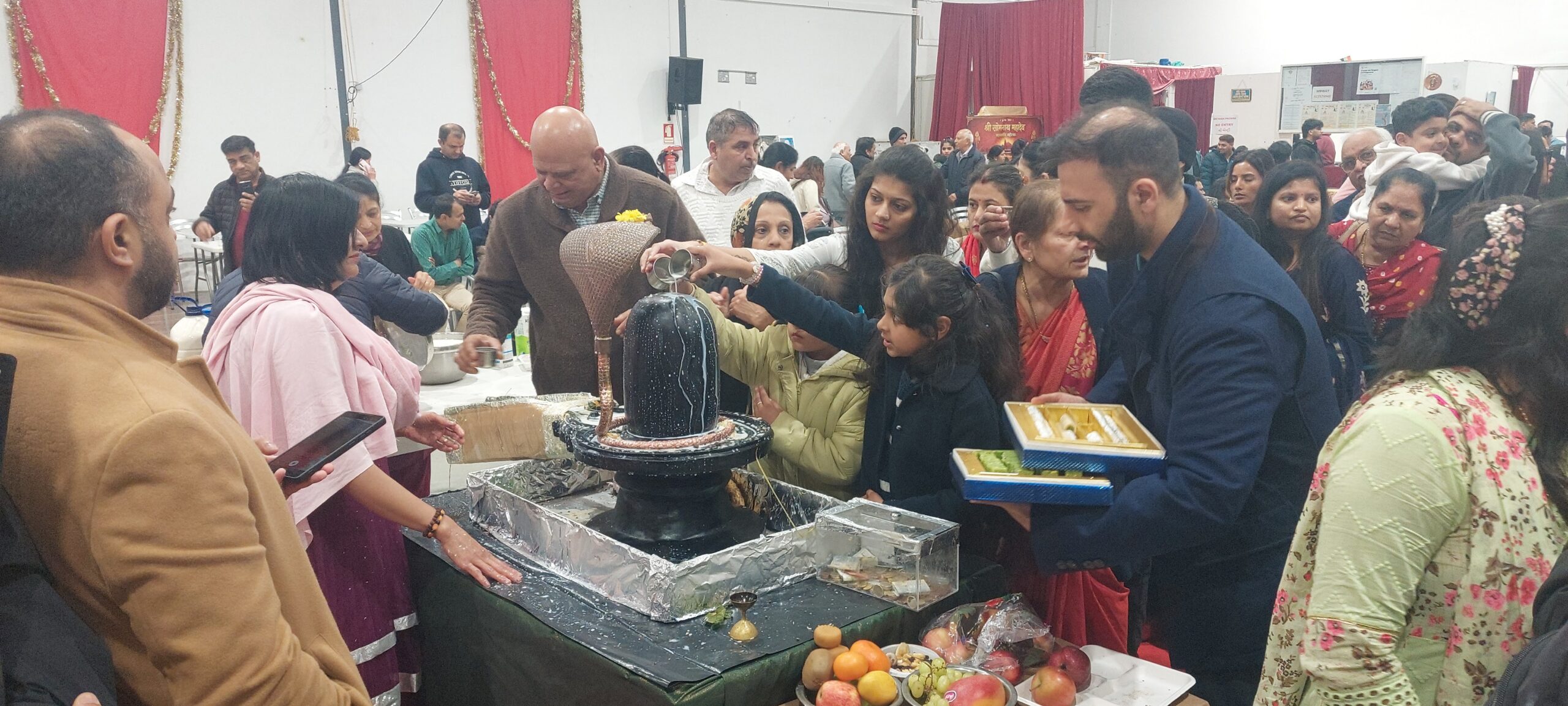 Maha Shivratri gathering at Shiv Mandir Portugal